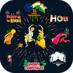 Logo of All Festival Stickers android Application 